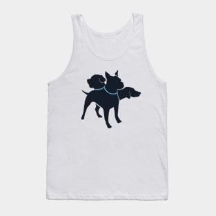 3 Barks Design Logo Tank Top